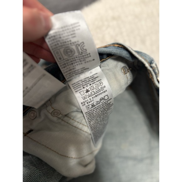 Levis 559 Mens Relaxed Straight Leg Blue Denim‎ Jeans Size 38x32 READ - Picture 9 of 10